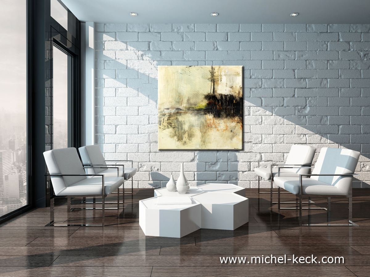 abstract art painting by keck